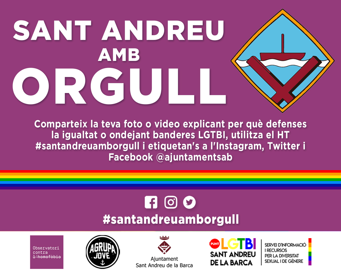 L’Ajuntament promou una campanya per defensar els drets i la igualtat LGTBI